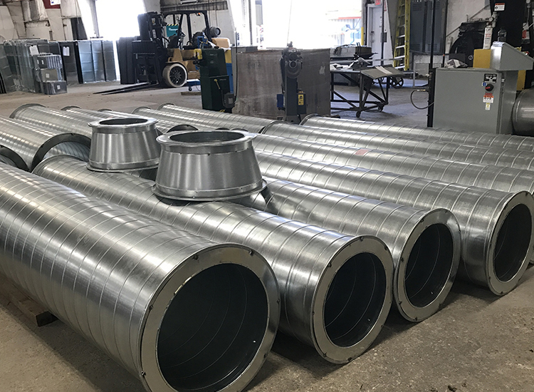 Spiral Air Duct Hvac Duct Heating Ducts Advanced Sheet Metal 